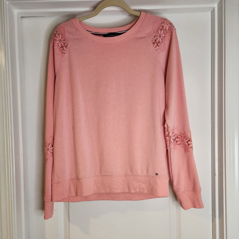Tommy Hilfiger Lace Accent Sweatshirt